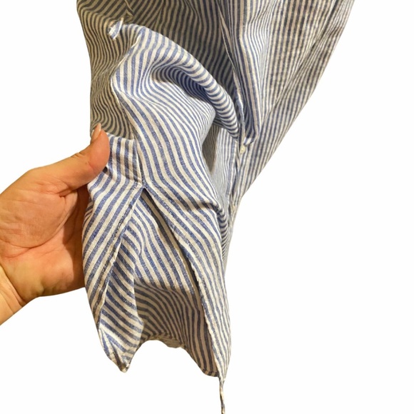 H&M LINEN-BLEND SHIRT DRESS - Picture 7 of 8